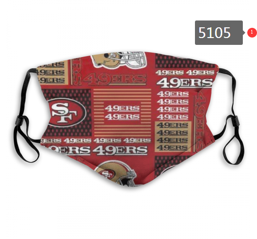 2020 NFL San Francisco 49ers #4 Dust mask with filter